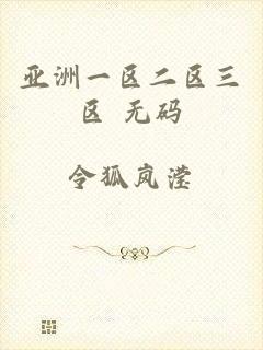 亚洲一区二区三区 无码